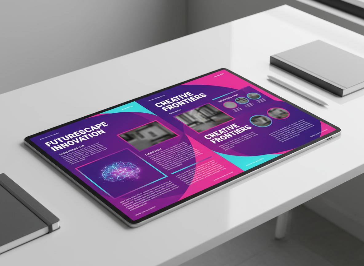 Digital Magazine Design - Adobe InDesign